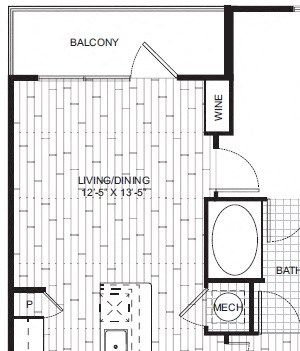 A12 Floor Plan at Windsor CityLine