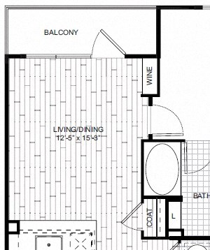 A13 Floor Plan at Windsor CityLine