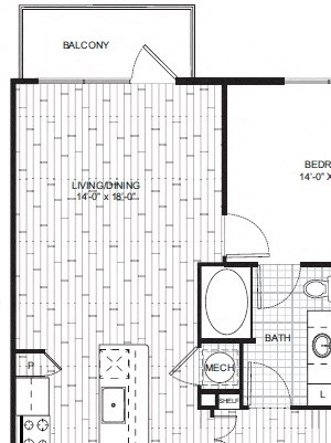 A16 Floor Plan at Windsor CityLine