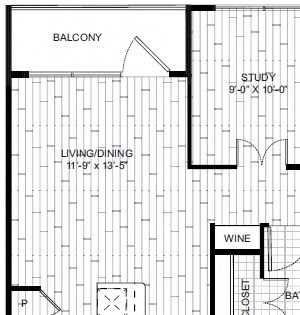 A18 Floor Plan at Windsor CityLine