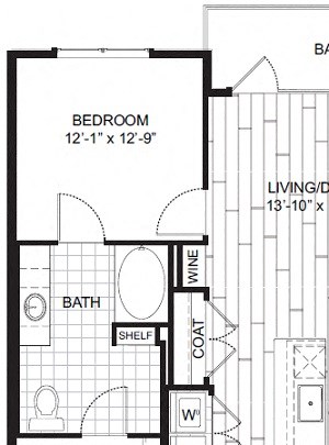 A2 Floor Plan at Windsor CityLine