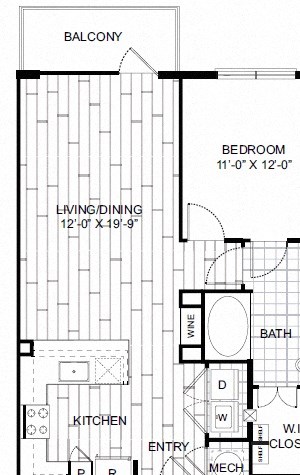 A4-1 Floor Plan at Windsor CityLine