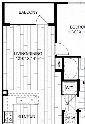A4 Floor Plan at Windsor CityLine