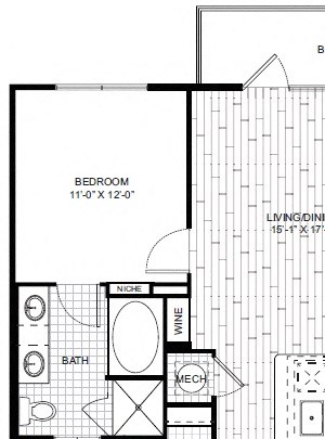 A8-1 Floor Plan at Windsor CityLine