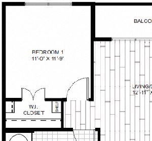 B1-1 Floor Plan at Windsor CityLine