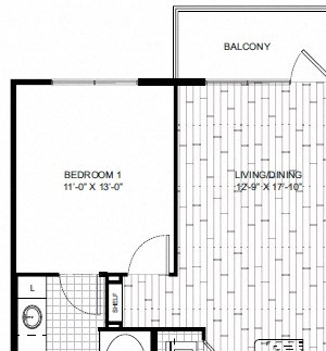 B2-1 Floor Plan at Windsor CityLine