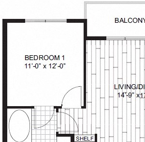 B41 Floor Plan at Windsor CityLine