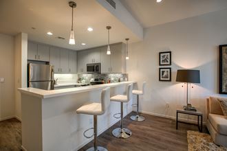 Modern Kitchen with Breakfast Bar, at Legendary Glendale Apartments, CA 91203 - Photo Gallery 2