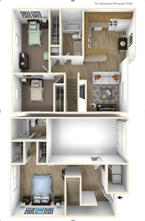 Springfield, OR Brentwood Estates 3 bedrooms 2 baths