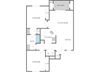 2 bed and 1 bath
