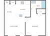 1 bed and 1 bath