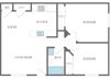2 bed and 1 bath