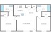 2 bed and 2 bath