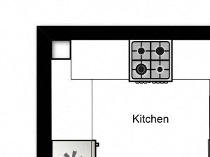 One bedroom, one bathroom at Trio On Belmont in Kitchener, ON