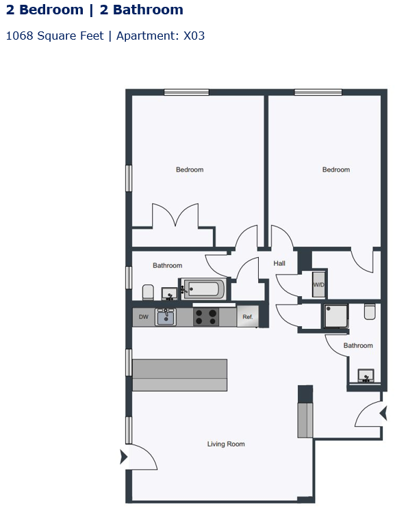 Wallasey 2 Bedroom 2 Bathroom