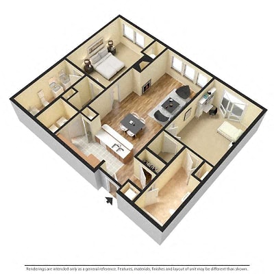 Luxury two bedroom apartment