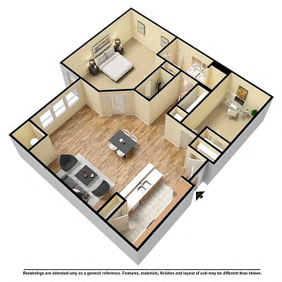 Luxury two bedroom apartment