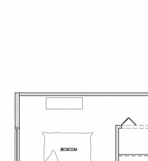 One bedroom, one bathroom apartment layout at Hoylake Apartments in Victoria, BC