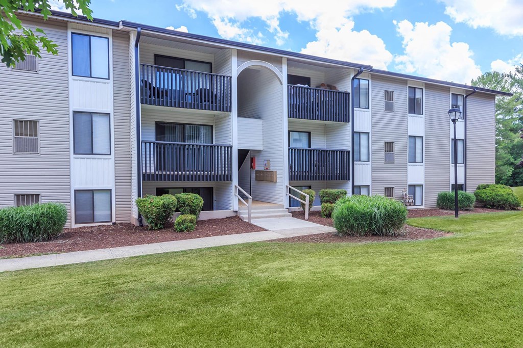 our apartments offer a spacious living area and a lawn