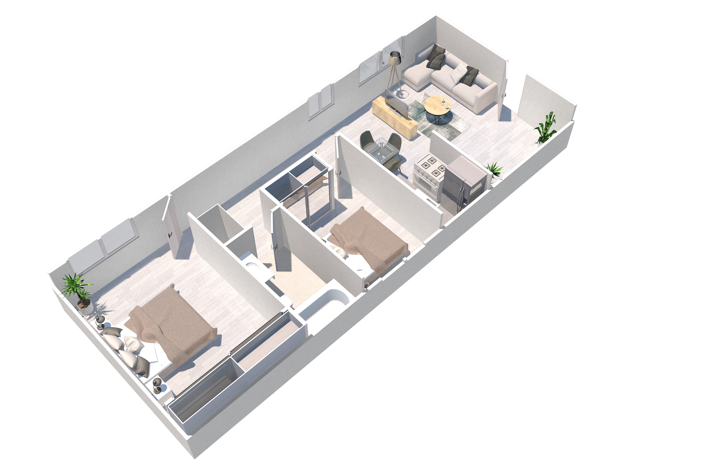 Two bedroom one bath apartment in Sherman Oaks at the Excelsior apartments. Spacious and upgraded apartment.