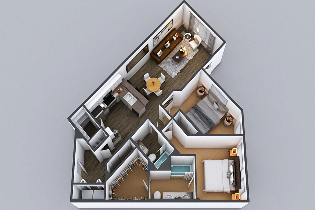C1 two bedroom