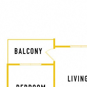 A2-Loft – 1 Bedroom 1 Bath Floor Plan Layout – 1126 Square Feet