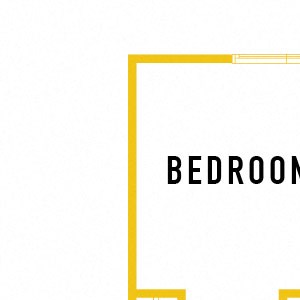 B4 - 2 Bedroom 2 Bath Floor Plan Layout - 1110 Square Feet