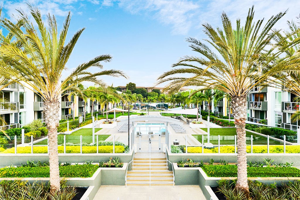 a view of the pool at the resort at longboat key club