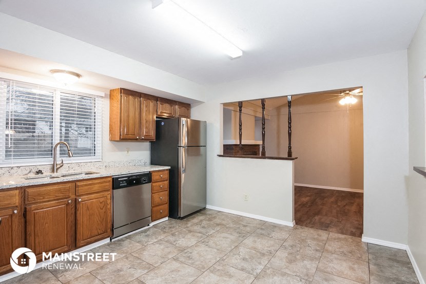 the kitchen is clean and ready for us to use