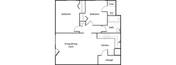 Two-Bedroom A