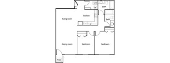Two-Bedroom B