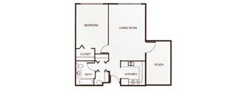 the diagram floor plan with roommates