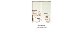 Bright and spacious 1-bedroom apartment at Park View at South Pantops, featuring wall-to-wall carpet, a modern kitchen, and a thoughtfully designed layout perfect for comfortable senior living.