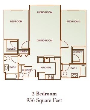 Beautifully appointed 2-bedroom apartment at Park View at South Pantops, offering generous living space, natural light, and senior-friendly features ideal for adults age 62 and better.