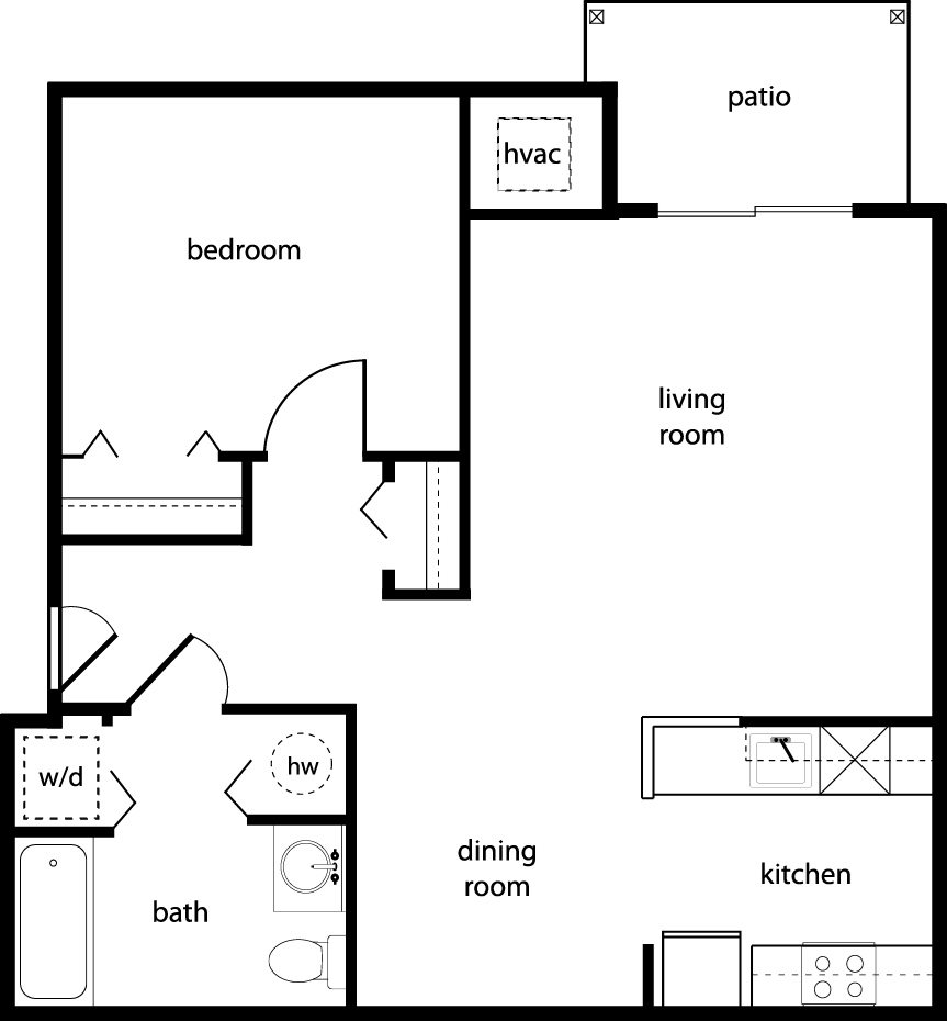 Floor Plans of York Commons in Red Lion, PA