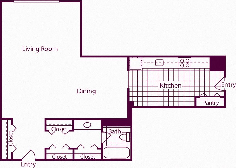 Floor Plans of Crystal Square Apartments in Arlington, VA