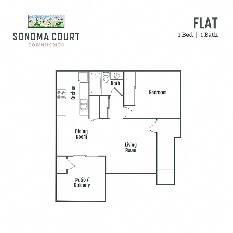 Flat  l Sonoma Court Apartments 