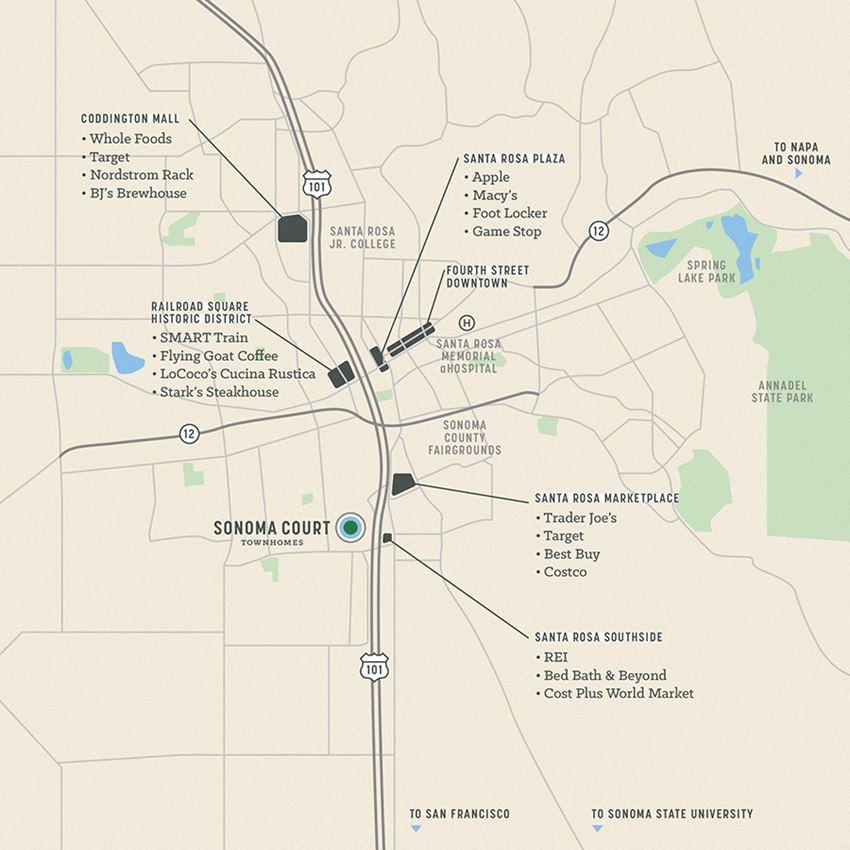 Community Map  l Sonoma Court Apartments 
