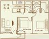 falcon-court--sierra-vista-floorplan 2 Bedroom / 2 Bathroom
