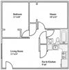 2 Bedroom / 1 Bathroom
