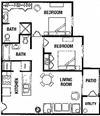 2 Bedroom / 2 Bathroom