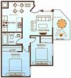 2 Bedroom / 1 Bathroom