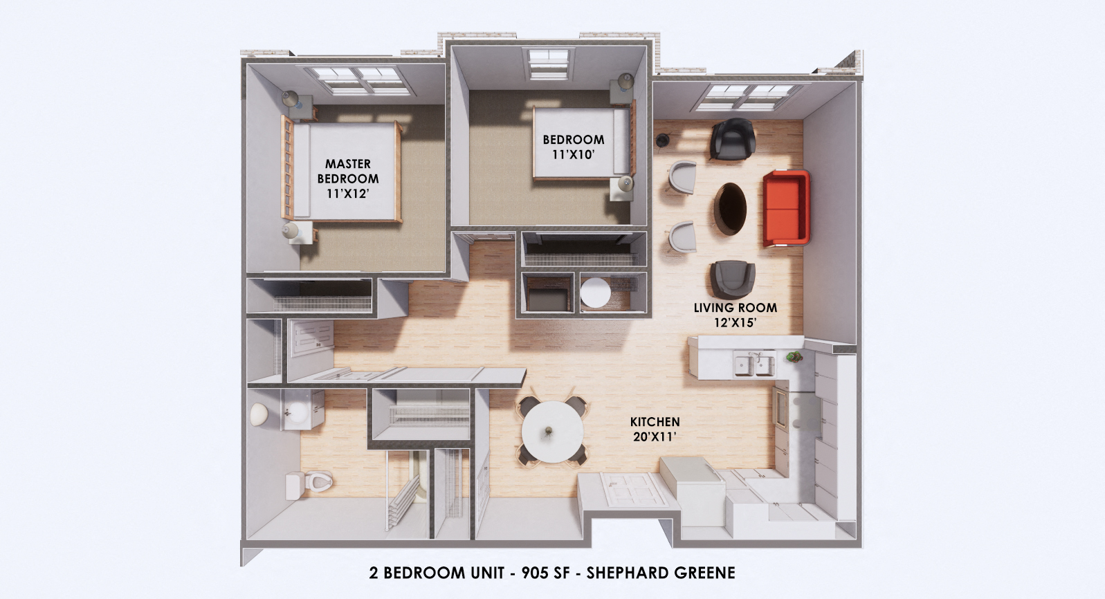 2 Bedroom
