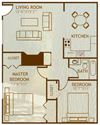 2 Bedroom / 1 Bathroom