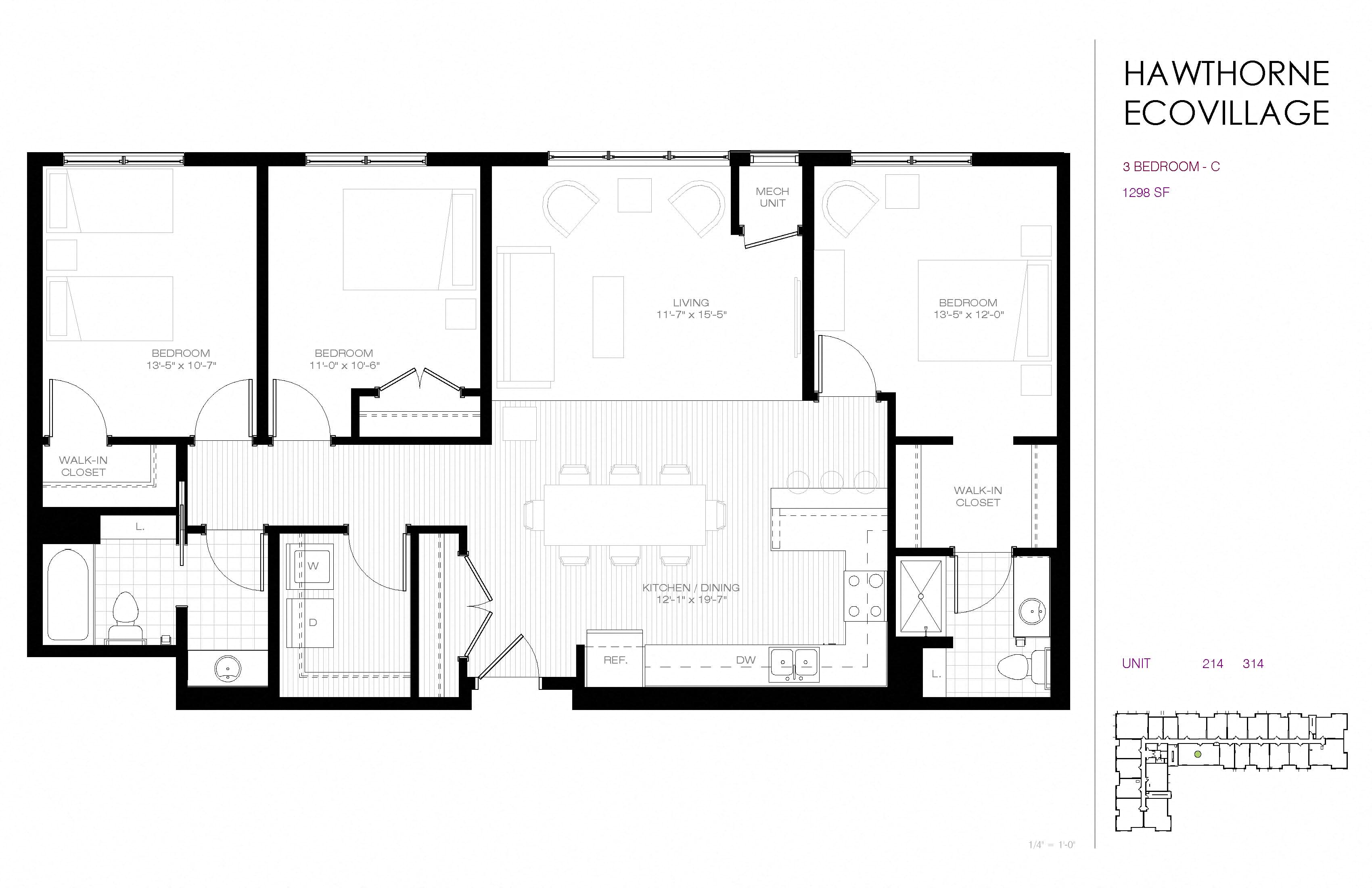 Three Bedroom