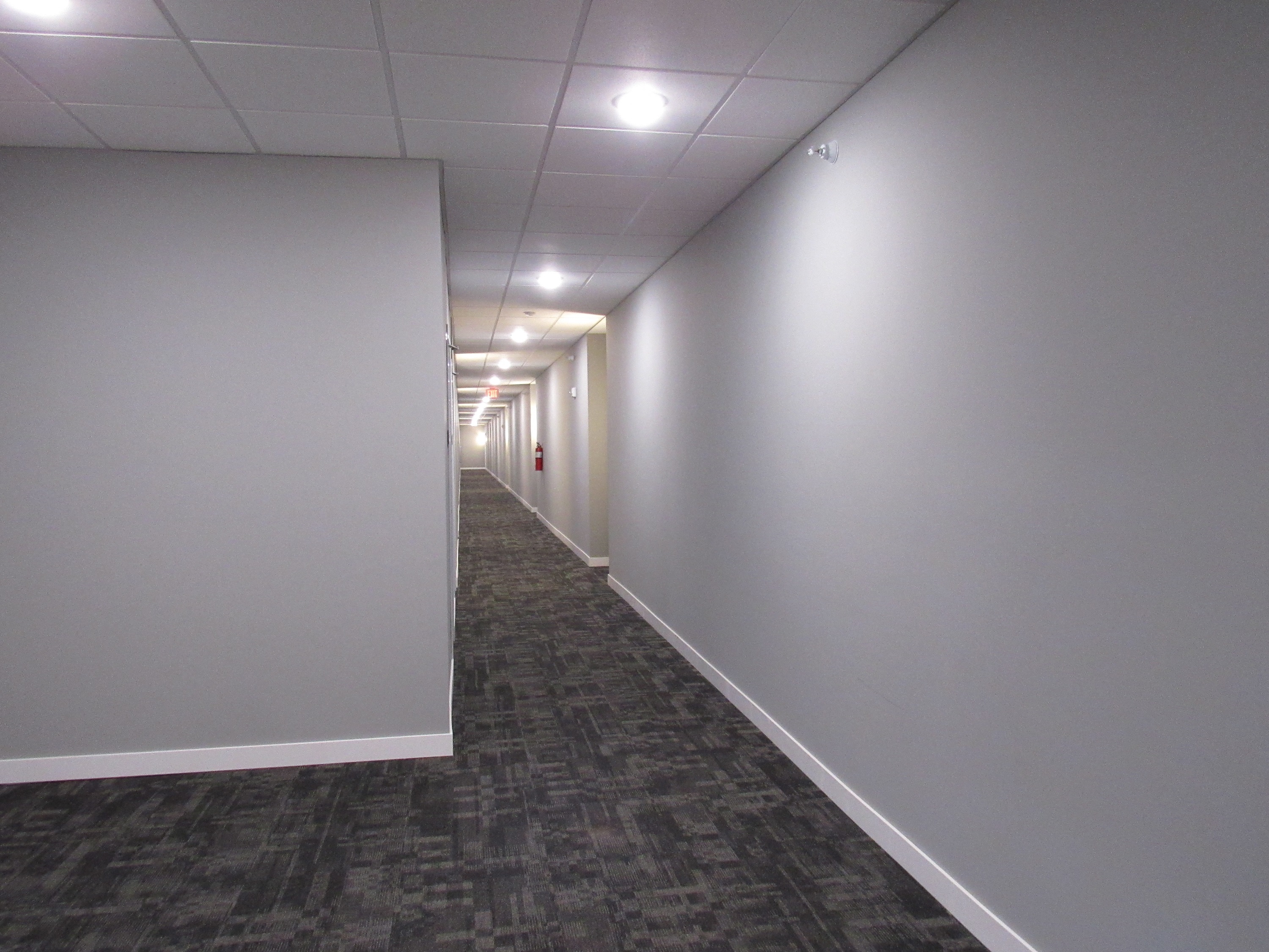lighthouse loft clean hallway