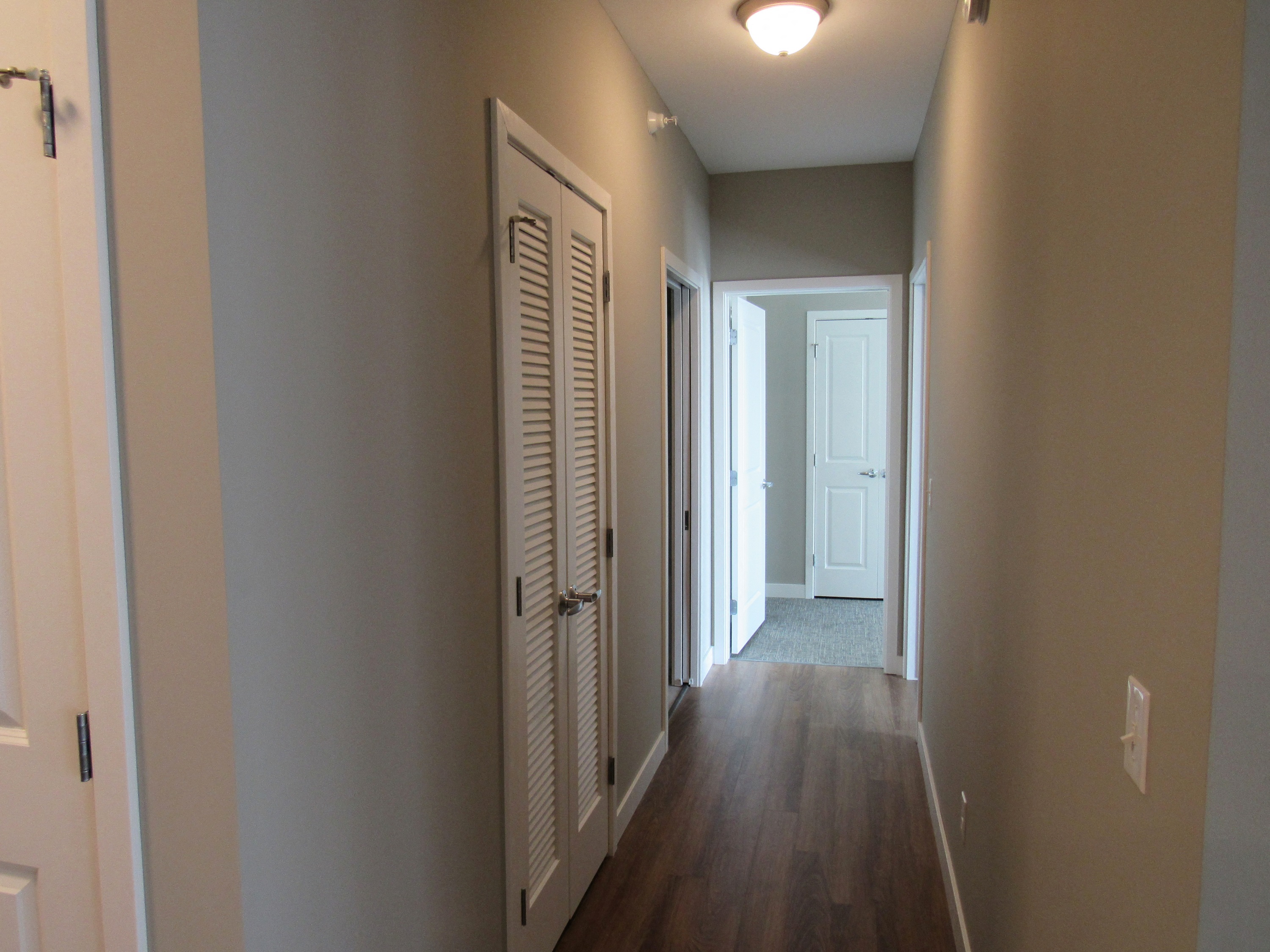 lighthouse loft long hallway
