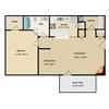 1Bed 1 Bath
