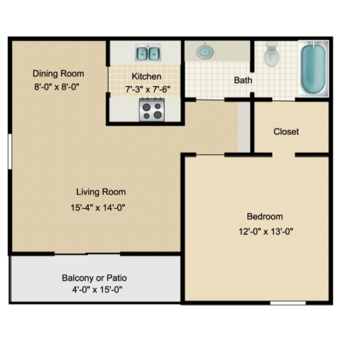 939 S. Riverside Drive Studio-2 Beds Apartment for Rent - Photo Gallery 34