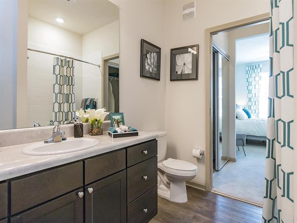 a bathroom with a toilet and a sink and a mirror